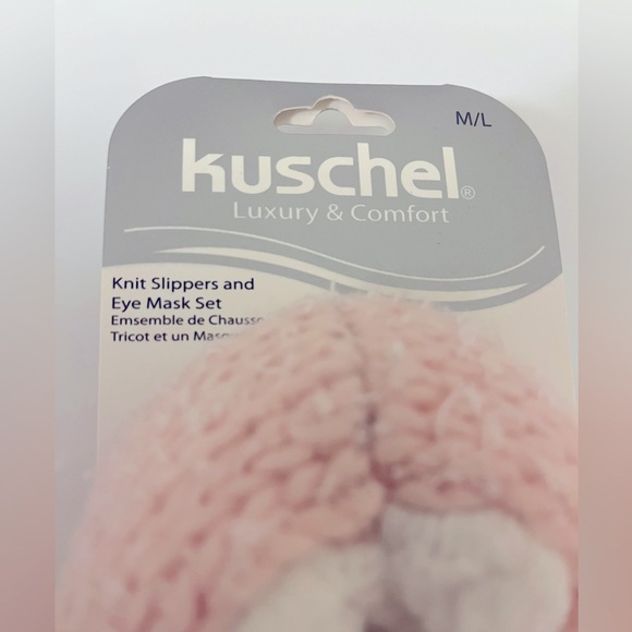 Kuschel M/L Pink Bunny Slippers - Picture 4 of 7